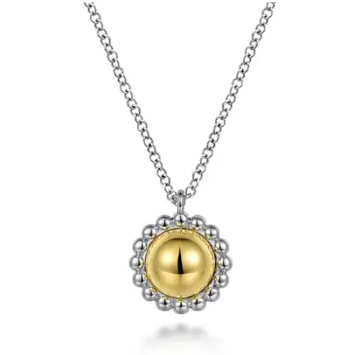 Two-Tone Circular Bujukan Necklace