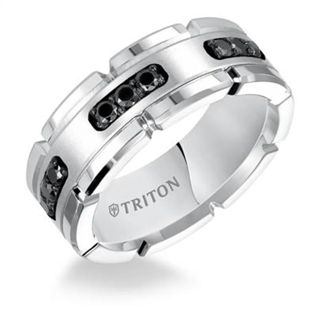 Frederick Goldman Comfort Fit Black Diamond Goldman Band